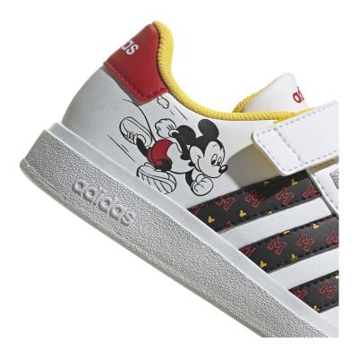 ADIDAS Infants Grand Court Mickey Mouse Trainers (White)